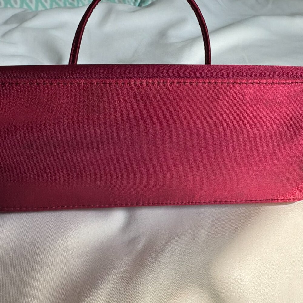 Jessica McClintock vintage small deep red purse - Picture 4 of 4